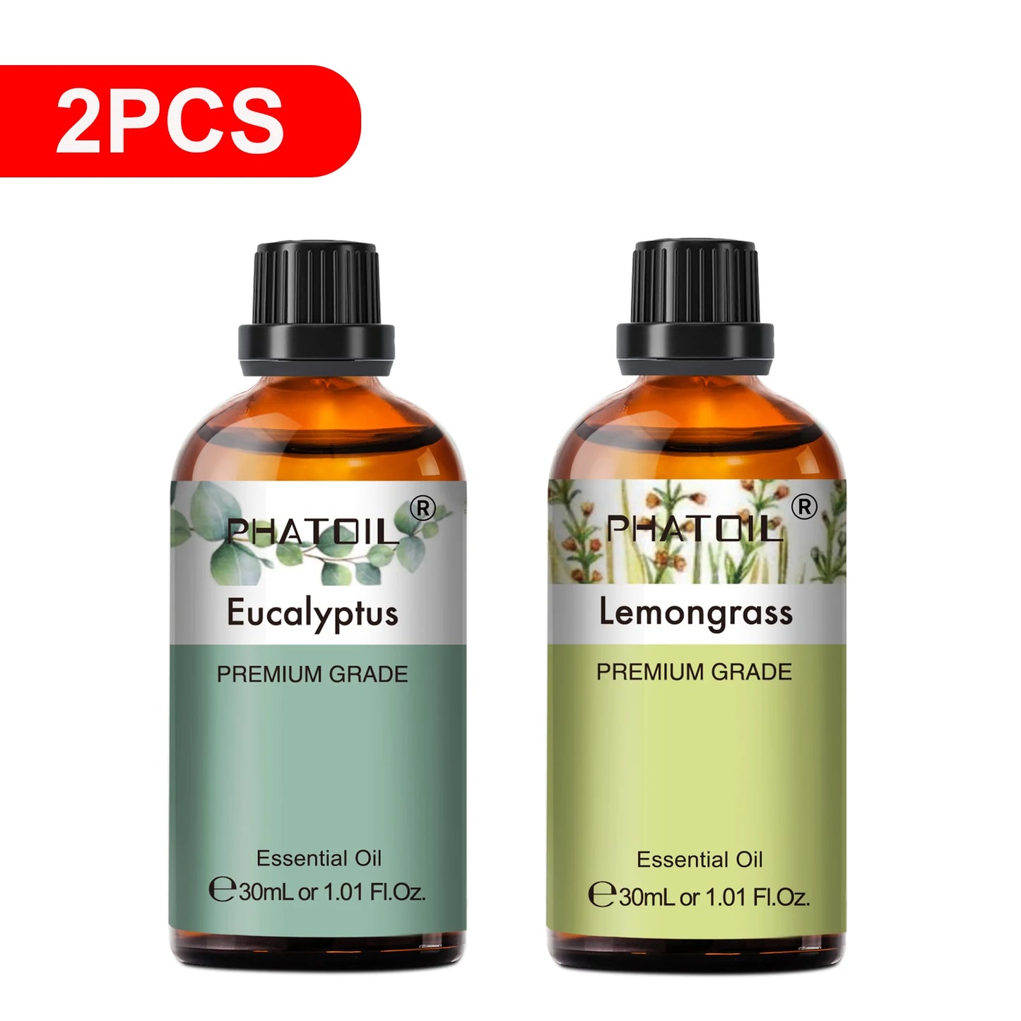 30Ml Lavender Lemon Eucalyptus Sandalwood Bergamot Aromatherapy Essential Oil for Diffuser,Candle Making,Diy Soap & Bomb