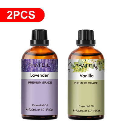 30Ml Lavender Lemon Eucalyptus Sandalwood Bergamot Aromatherapy Essential Oil for Diffuser,Candle Making,Diy Soap & Bomb