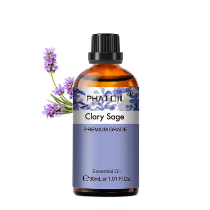 30Ml Lavender Lemon Eucalyptus Sandalwood Bergamot Aromatherapy Essential Oil for Diffuser,Candle Making,Diy Soap & Bomb