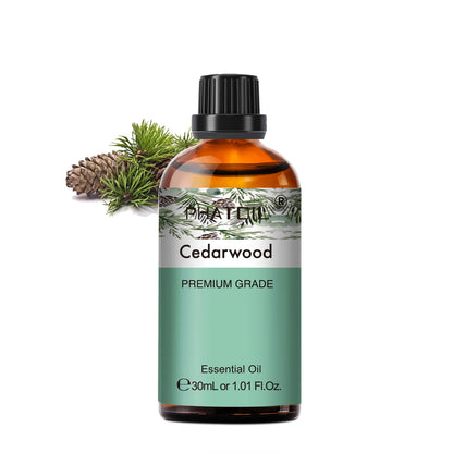 30Ml Lavender Lemon Eucalyptus Sandalwood Bergamot Aromatherapy Essential Oil for Diffuser,Candle Making,Diy Soap & Bomb
