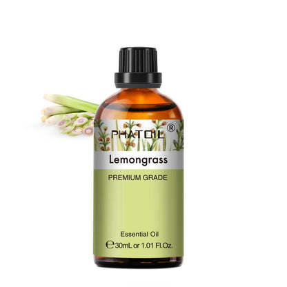 30Ml Lavender Lemon Eucalyptus Sandalwood Bergamot Aromatherapy Essential Oil for Diffuser,Candle Making,Diy Soap & Bomb