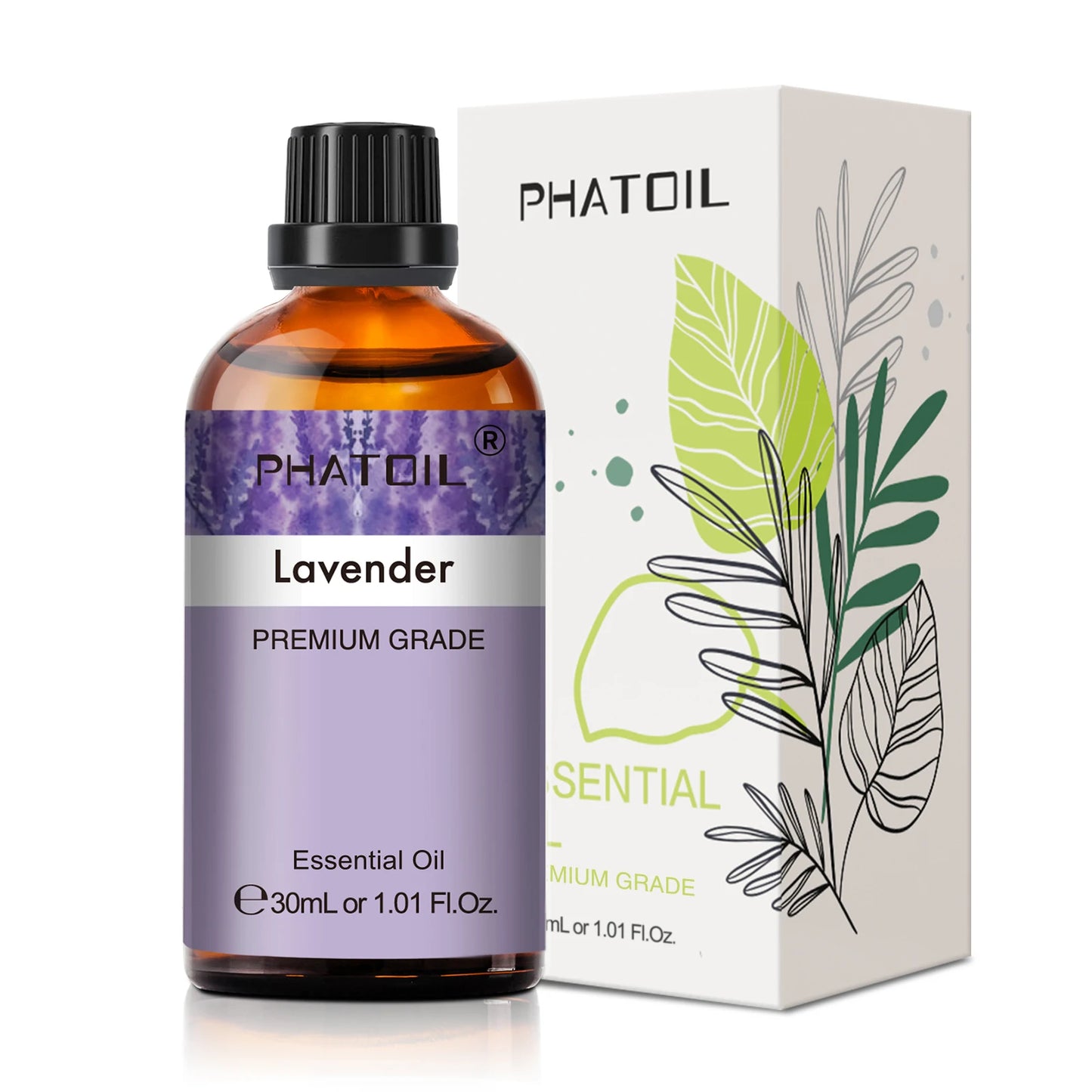 30Ml Lavender Lemon Eucalyptus Sandalwood Bergamot Aromatherapy Essential Oil for Diffuser,Candle Making,Diy Soap & Bomb