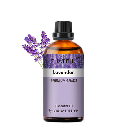 30Ml Lavender Lemon Eucalyptus Sandalwood Bergamot Aromatherapy Essential Oil for Diffuser,Candle Making,Diy Soap & Bomb