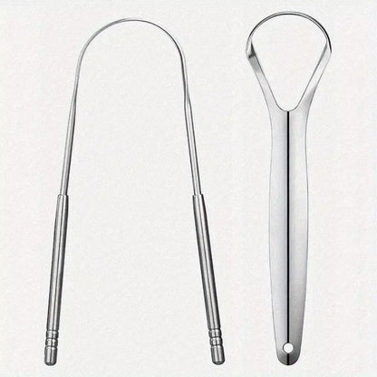 3PCS Tongue Scraper, Stainless Steel Tongue Scrapers, Tounge Scraper Cleaner, Professional Tongue Brush,Tongue Coating Remover