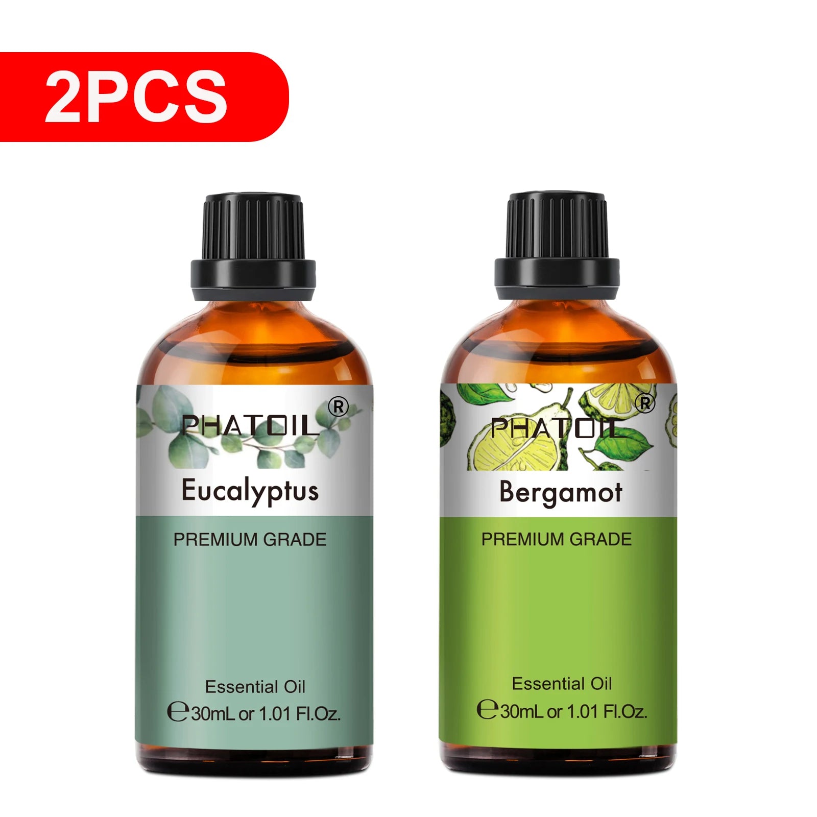 30Ml Lavender Lemon Eucalyptus Sandalwood Bergamot Aromatherapy Essential Oil for Diffuser,Candle Making,Diy Soap & Bomb