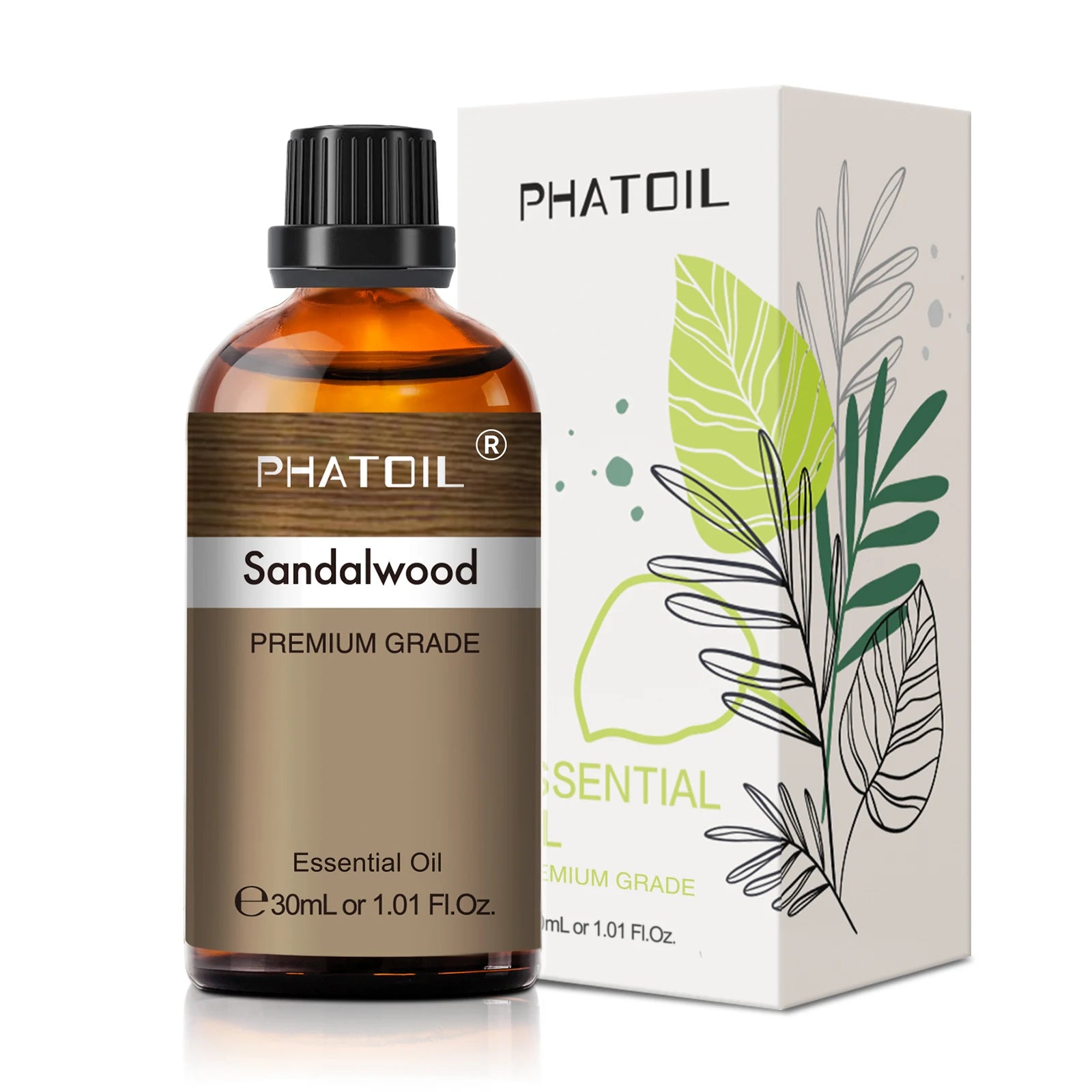 30Ml Lavender Lemon Eucalyptus Sandalwood Bergamot Aromatherapy Essential Oil for Diffuser,Candle Making,Diy Soap & Bomb